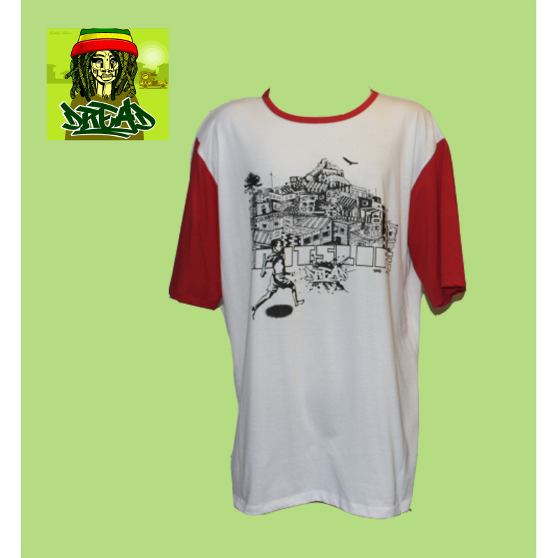 POLERA ESTAMPADA BICOLOR